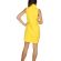 Migle + me choker neck αμάνικο φόρεμα κίτρινο