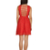 Migle + me sleeveless dress red with cut-out detailing