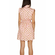 Migle + me sleeveless mini dress pink grazy banana print