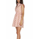 Migle + me sleeveless mini dress pink grazy banana print