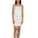 Migle + me strapless mini dress white with embroidery