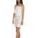 Migle + me strapless mini dress white with embroidery