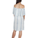 Rut & Circle Singoalla stripe dress white-blue