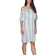 Rut & Circle Singoalla stripe dress white-blue