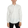 Hashtag long sleeve linen-mix shirt white with anchor print