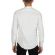 Hashtag long sleeve linen-mix shirt white with anchor print