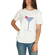 Minimum Kimma women's printed t-shirt white