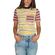 Daisy Street multi stripe pocket tee