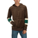 Anerkjendt Nigel velour hoodie brown