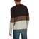 Anerkjendt Thorkild colorblock knit sweater brown marl