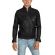 Just Boy leather-look biker jacket black with side stripe