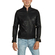 Just Boy δέρμα-look biker jacket μαύρο με λευκή ρίγα