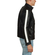 Just Boy leather-look biker jacket black with side stripe