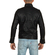 Just Boy leather-look biker jacket black with side stripe