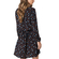 Rut & Circle Dotty long sleeve mini dress navy