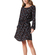 Rut & Circle Dotty long sleeve mini dress navy