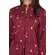 Soft Rebels Faith long sleeve button front dress crimson