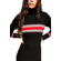 Free People sport stripe midi sweater dress black