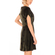 Minueto velvet mni dress olive with stars