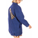 Minueto Rocket boucle coat royal blue with back patch