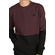 Globe Conquest men's color block sweatshirt wine