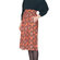 Pepaloves Nicole midi skirt orange with paisley print