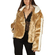 Story Of Lola Amber faux fur jacket camel