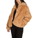 Story Of Lola Luna faux fur jacket camel