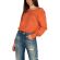 Pepaloves Elena V-back viscose sweater orange