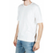 Emanuel Navaro t-shirt off white with diagonal stitch detail