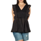 Rut and Circle frill blouse black