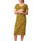 Skunkfunk Santzia midi dress mustard