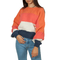 Thinking Mu cropped sweater multi stripe