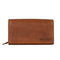 Hill Burry RFID leather clutch wallet brown