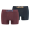 Levi's® basic trunk 2-pack bordeaux-blue