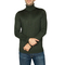 Men's roll neck sweater olive