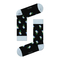 Besocks® BeFlower organic cotton socks black