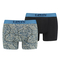 Levi's® Monstera leaf aop boxer brief 2-pack blue