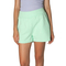 French terry women's shorts mint