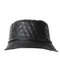 Quilted bucket hat black