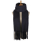 Fringe scarf blue