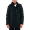 Biston men's quilted parka with hood black