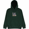 Huf Bookend Hoodie forest green