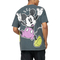 Recovered Relaxed T-shirt Disney Fuzzy Mickey Mouse Washed Black