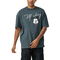 Recovered Oversized T-shirt Disney Mickey Signature Washed Black