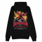 Difuzed Stranger Things Demogorgon Zip Hoodie Black