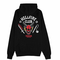 Difuzed Stranger Things Hellfire Club Zip Hoodie Black