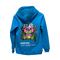 Broken Bear Hoodie Royal Blue