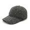 Tweed baseball cap grey