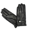 Men's leather gloves black